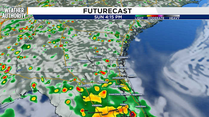 LIVE RADAR: Storms moving in for NE Florida and SE Georgia