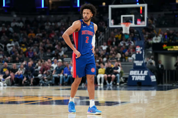 Pistons guard Cade Cunningham bulked up for 2nd NBA season