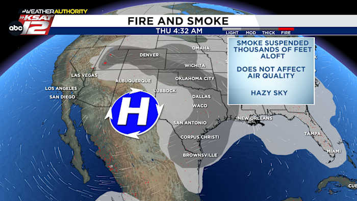 <a href="https://www.ksat.com/weather/2026/06/25/haze-increases-more-rounds-of-smoke-saharan-dust/" target="_blank">Haze increases, more rounds of smoke, Saharan dust</a>