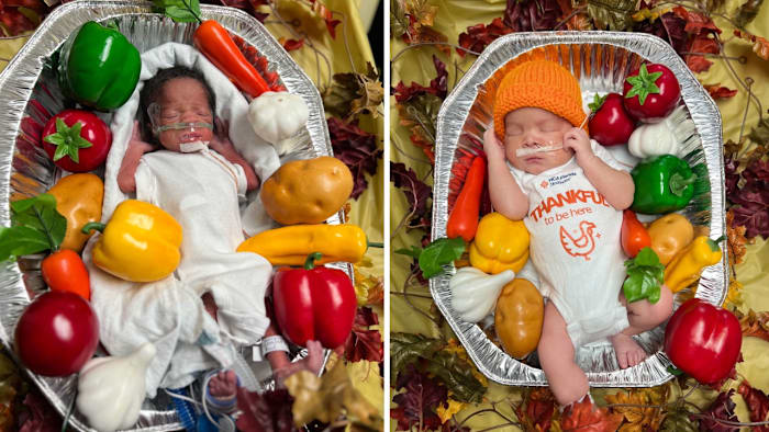 Fresh out of the oven: NICU babies at HCA Florida Memorial Hospital celebrate first Thanksgiving