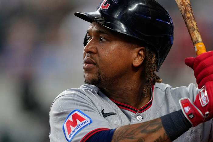 Image linked from the original feed: José Ramírez returns to Guardians after star 3B missed 5 weeks following left hand surgery