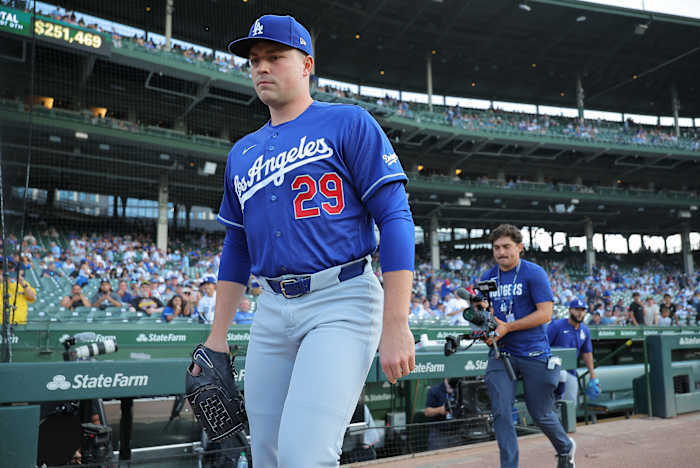 Image linked from the original feed: Tarik Skubal pitches 6 effective innings in Dodgers debut against Cubs