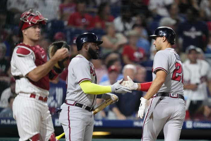 Red Sox beat the major league-leading Braves 5-3 for 2-game sweep