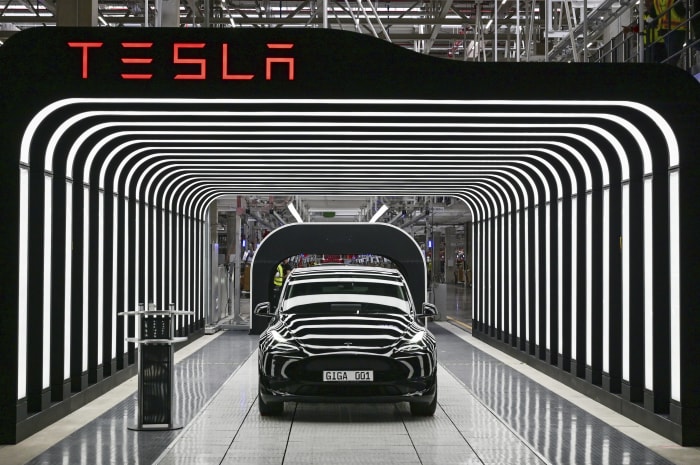 Tesla puts German factory production on hold as Red Sea attacks disrupt supply chains