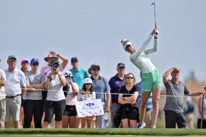 Nelly Korda 3 shots back at LPGA Tour's Ford Championship in bid to win 3 straight starts