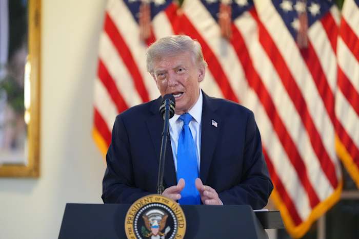 The Latest : Trump promises to campaign for Republicans despite sagging popularity