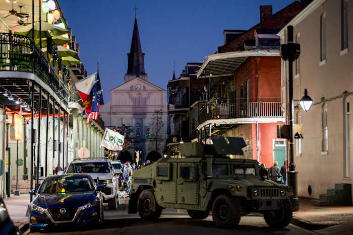 National Guard arrives in New Orleans for 1st New Year's since Bourbon Street attack