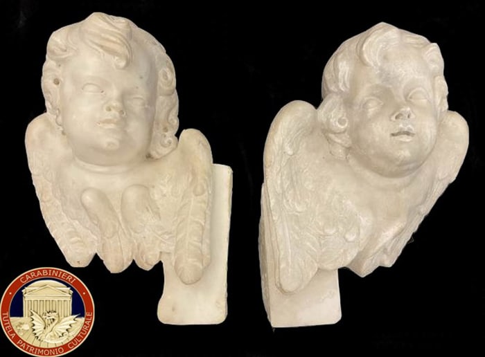 La France restitue un ange en marbre volé dans une église italienne en 1989