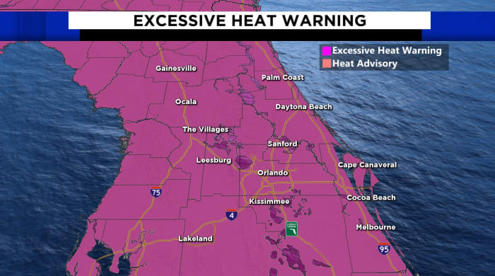 Excessive Heat Warning today for the area Excessive Heat Warning today for the area