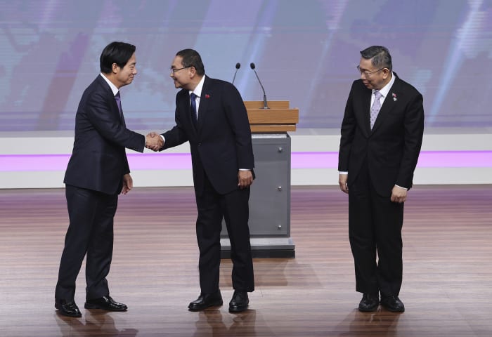 Taiwan’s presidential candidates emphasize peace in relations with Beijing
