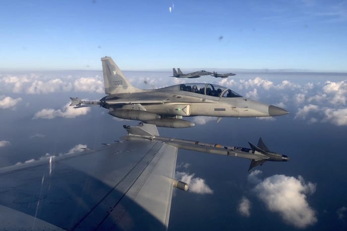 The US and the Philippines conduct joint air, sea patrols in South China Sea not far from Taiwan