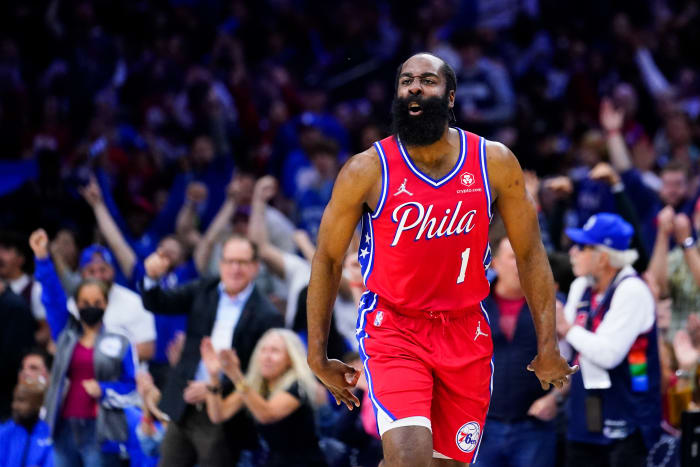 Slowed by hamstring, James Harden to make Sixers debut Feb. 25