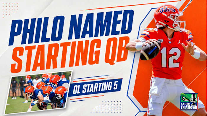 Florida Names Aaron Philo Starting QB & the O-Line Picture Just Got Real
