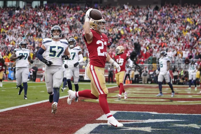 Santa Clara, California, USA. 17th Nov, 2019. San Francisco free safety  Jimmie Ward (20) celebrate a big win 49ers fans after the NFL Football game  between the Arizona Cardinals and the San