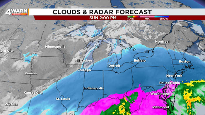 Dangerously cold wind chills continue across Metro Detroit this weekend