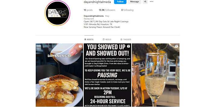 El nuevo lugar de brunch de 24 horas se abre en Houston para nombrarse El nuevo lugar de brunch de 24 horas se abre en Houston para nombrarse