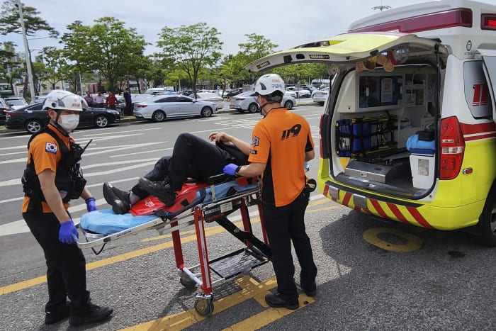 Man who opened emergency door on South Korea flight told police he felt suffocated