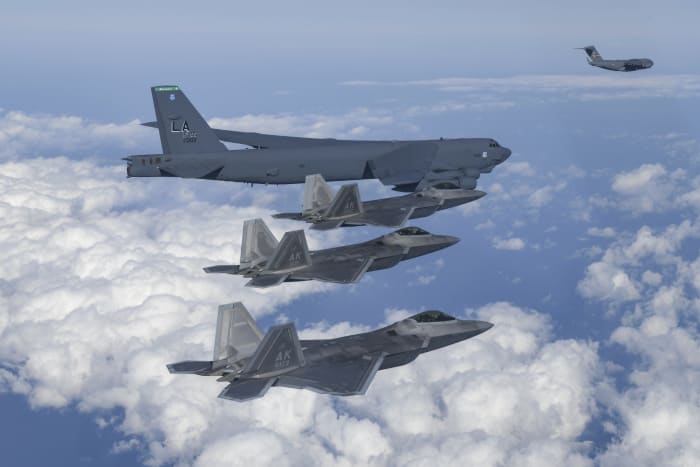 US flies nuclearcapable bombers amid tensions with N Korea