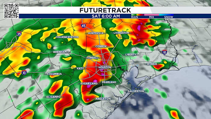 Houston braces for strong cold front bringing heavy rain and flood threat Saturday