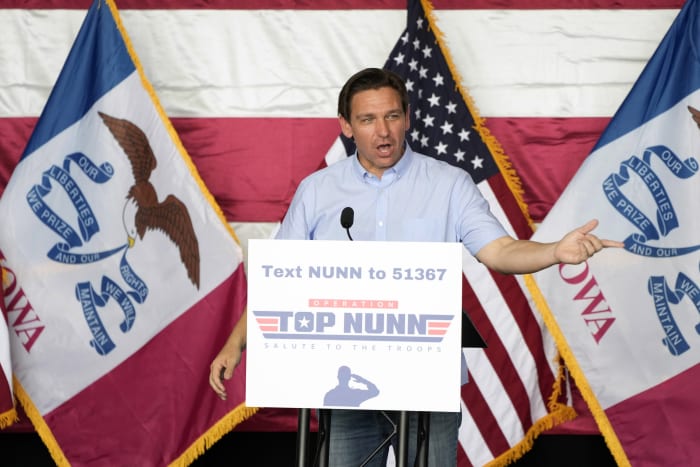 DeSantis would consider Iowa's Reynolds as running mate, calls Trump's attack of her 'out of hand' - Vimarsana News