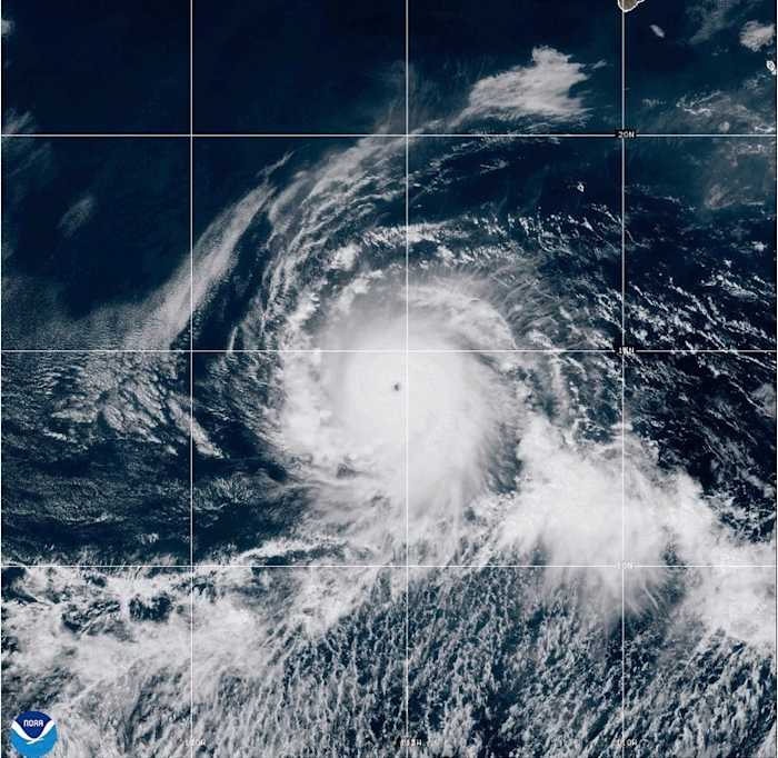 Hurricane Kristy strengthens into a Category 4 storm in the Pacific Ocean