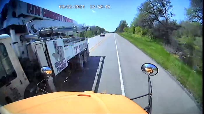 Concrete truck driver that hit Hays ISD school bus admitted to marijuana, cocaine use and little sleep, reports say - Vimarsana News