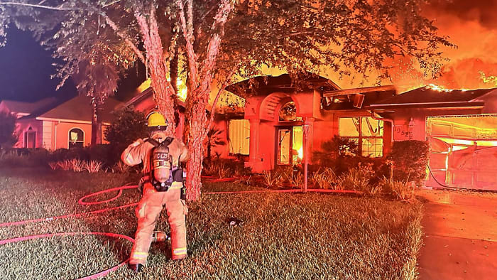 Fire rips through Marion County fire home
