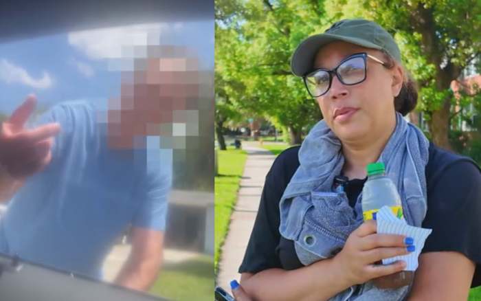 Jacksonville man taken into custody after viral video shows him threatening woman with racial slurs