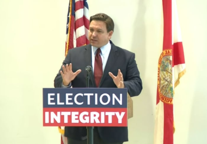 Florida Governor Calls For Election Police Force