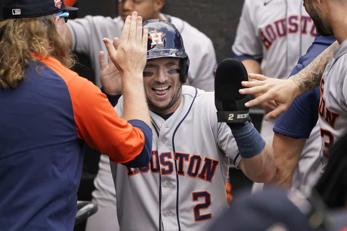 McHugh, White help Astros over Mariners 5-1