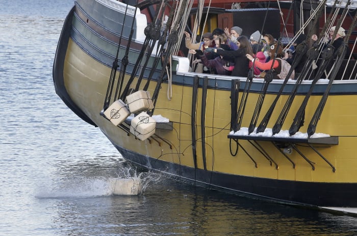 Boston Tea Party turns 250 years old with reenactments of the revolutionary protest