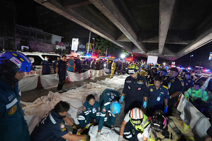 Fire breaks out at a pub in Bangkok, killing at least 27 people, officials say