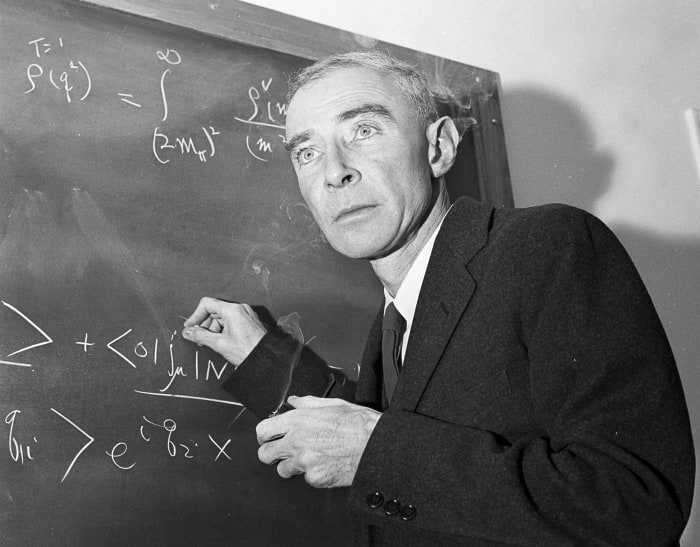 Rare 1945 Report and Letter Signed by Oppenheimer