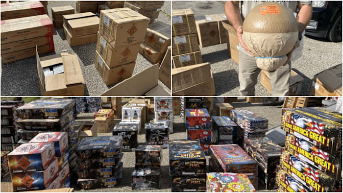 Michigan agencies seize 17,000 pounds of illegal fireworks and explosives in multi-agency bust
