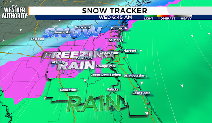 A rare winter storm will threaten North Florida and beyond with ice and snow What you need to know  WJXT News4JAX