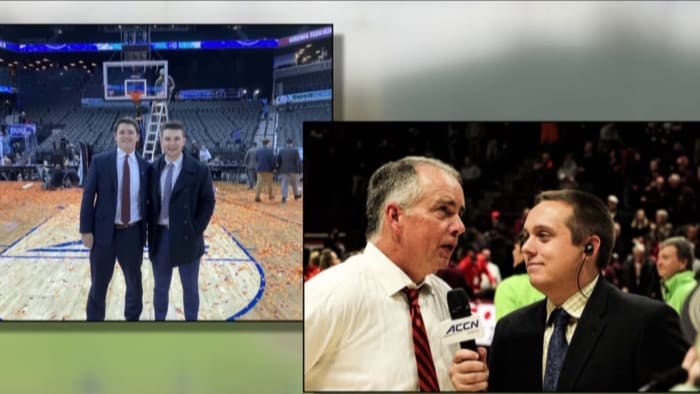 Two Hokie alumni see their dreams come true as the NCAA tournament begins