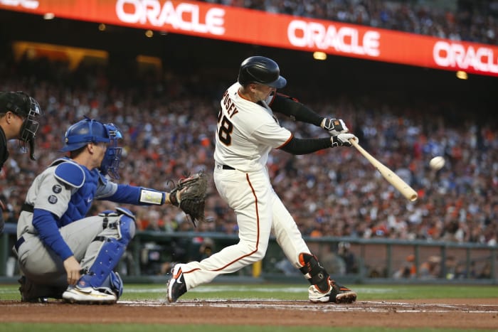 Webb, Posey lift Giants over Dodgers 4-0 in NLDS opener