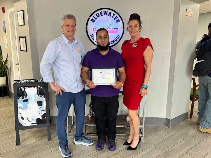 Jacksonville man reaches milestone in effort to advance his maritime career; News4JAX coverage led to scholarship offer