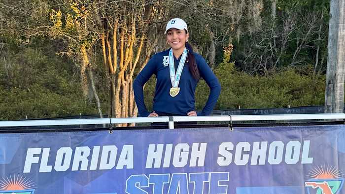 Varsity 4 All-News4JAX Golfer of the Year Sofia Rivera tees off in U.S. Women's Open at Riviera