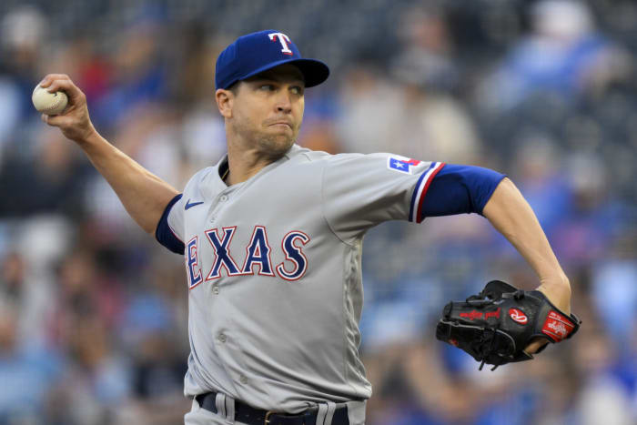 Rangers pitcher Jon Gray exits start vs. Angels with right wrist