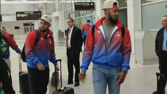Political undertones hard to ignore as Cuban team arrives in Miami for World Baseball Classic