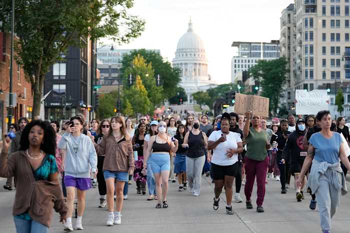 Image linked from the original feed: Wisconsin's capital city cancels signature events, grapples with fallout from police shooting