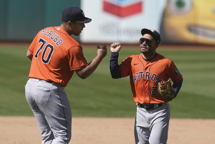 Astros: Andre Scrubb leaves with shoulder soreness