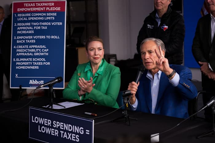 Gov. Greg Abbott wants a tighter lid on home values. Tax policy experts warn that’s a bad idea.