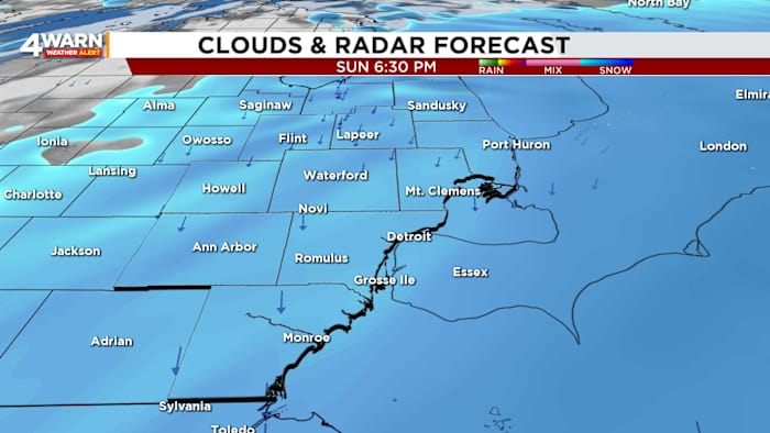Accumulating snow continues on Sunday in Metro Detroit; more extreme cold temperatures ahead