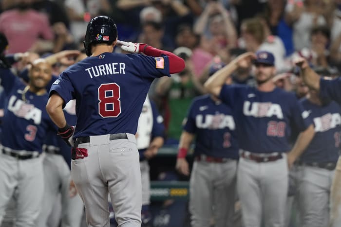 Turner's slam lifts USA over Venezuela into World Baseball Classic last  four, World Baseball Classic