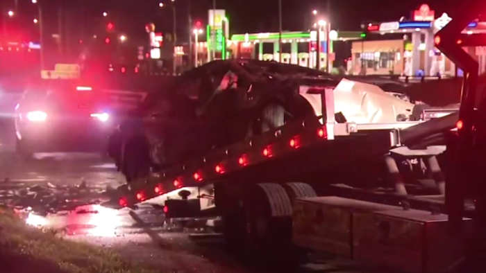 Southfield police chase ends in fiery crash in Detroit