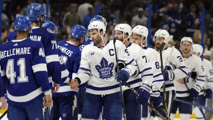 John Tavares scores in OT, Maple Leafs top Golden Knights