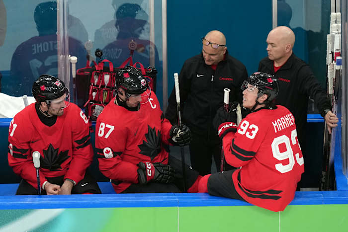 Injured Sidney Crosby is out for Canada vs. Finland in the semifinals at the Olympics