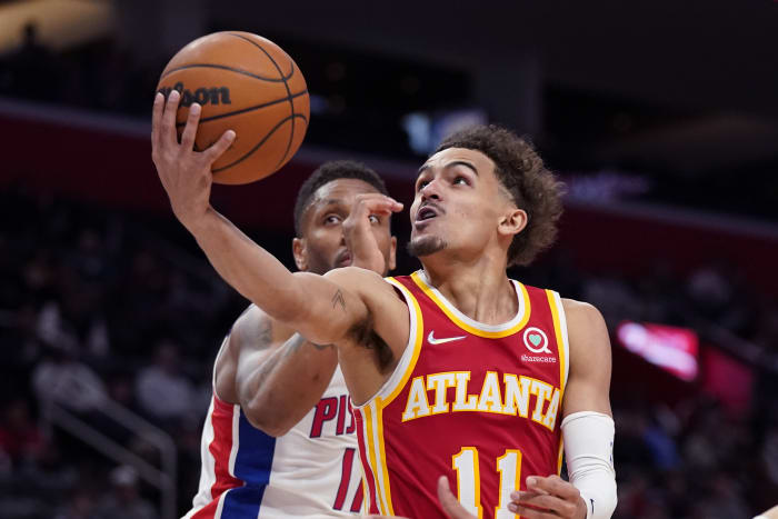 Hawks Romp To 110-88 Win Without Young